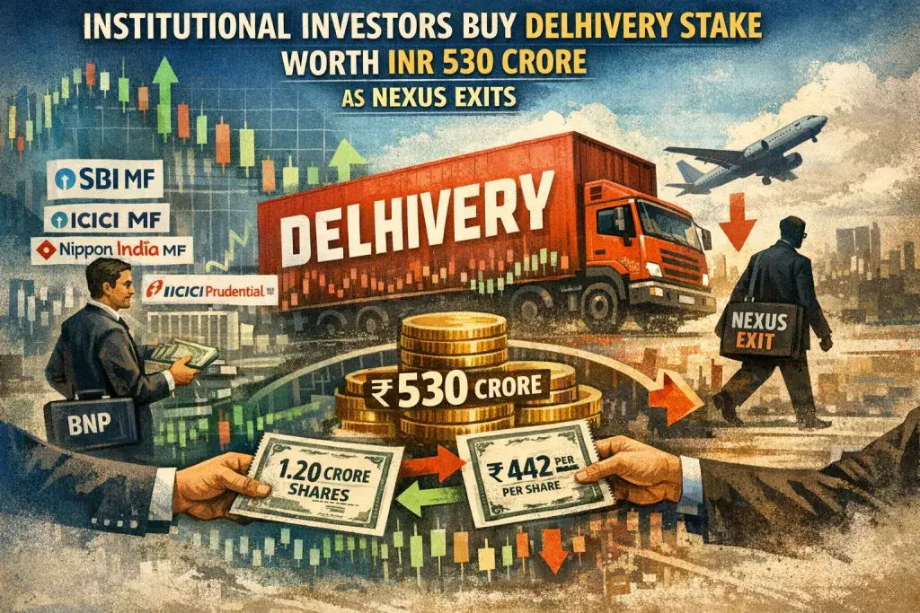 Institutional Investors Buy Delhivery Stake Worth INR 530 Crore as Nexus Exits